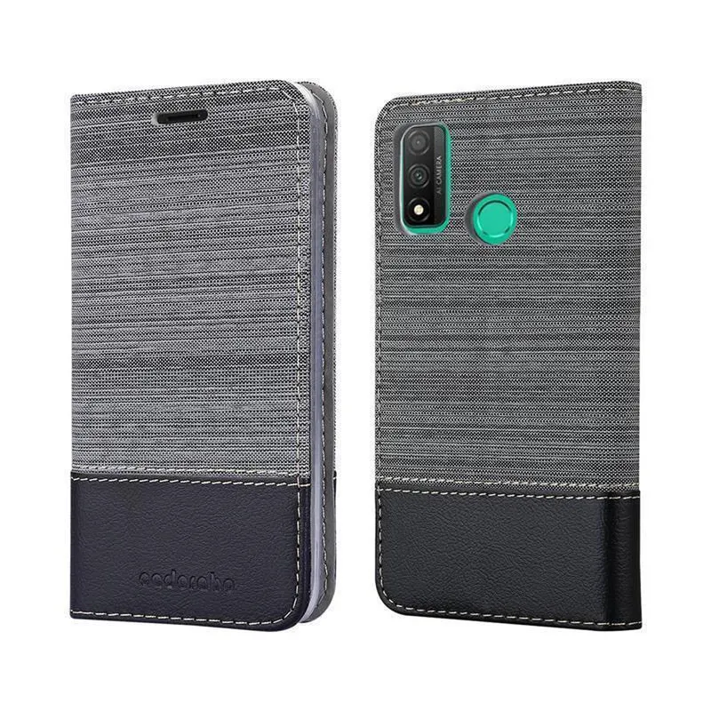 Cadorabo Hülle kompatibel mit Huawei P SMART 2020 Schutzhülle mit Magnetverschluss, Standfunktion und Kartenfach