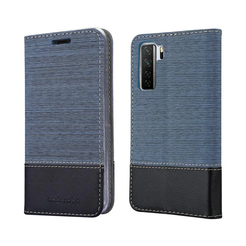 Cadorabo Hülle kompatibel mit Huawei NOVA 7 SE Schutzhülle mit Magnetverschluss, Standfunktion und Kartenfach