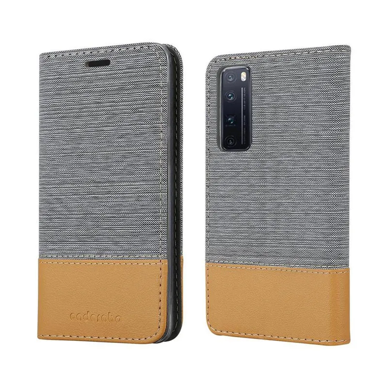 Cadorabo Hülle kompatibel mit Huawei NOVA 7 PRO 5G Schutzhülle mit Magnetverschluss, Standfunktion und Kartenfach
