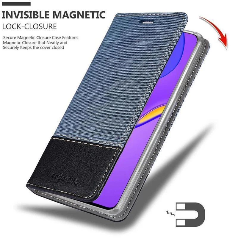 Cadorabo Hülle kompatibel mit Huawei NOVA 7 5G Schutzhülle mit Magnetverschluss, Standfunktion und Kartenfach