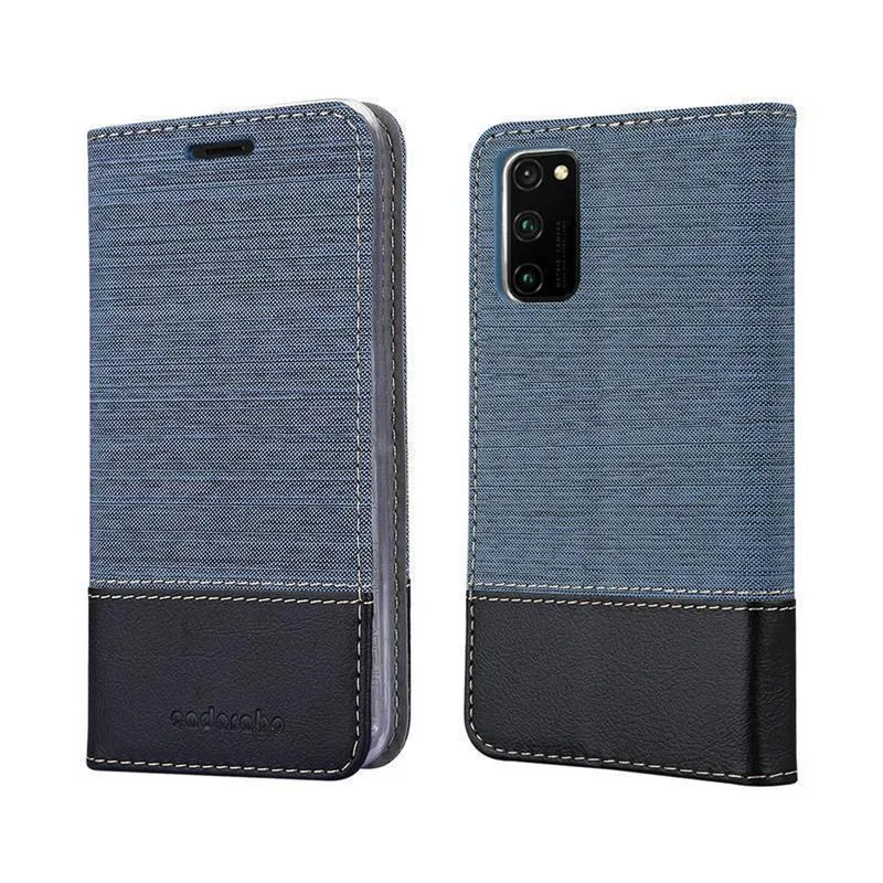Cadorabo Hülle kompatibel mit Honor View 30 PRO Schutzhülle mit Magnetverschluss, Standfunktion und Kartenfach