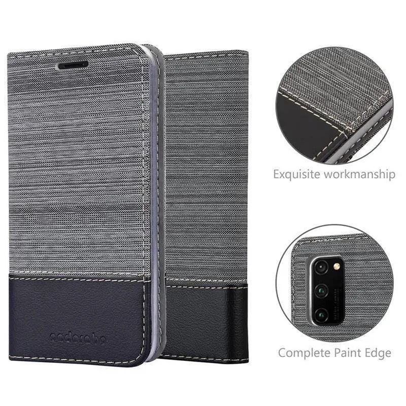 Cadorabo Hülle kompatibel mit Honor View 30 PRO Schutzhülle mit Magnetverschluss, Standfunktion und Kartenfach