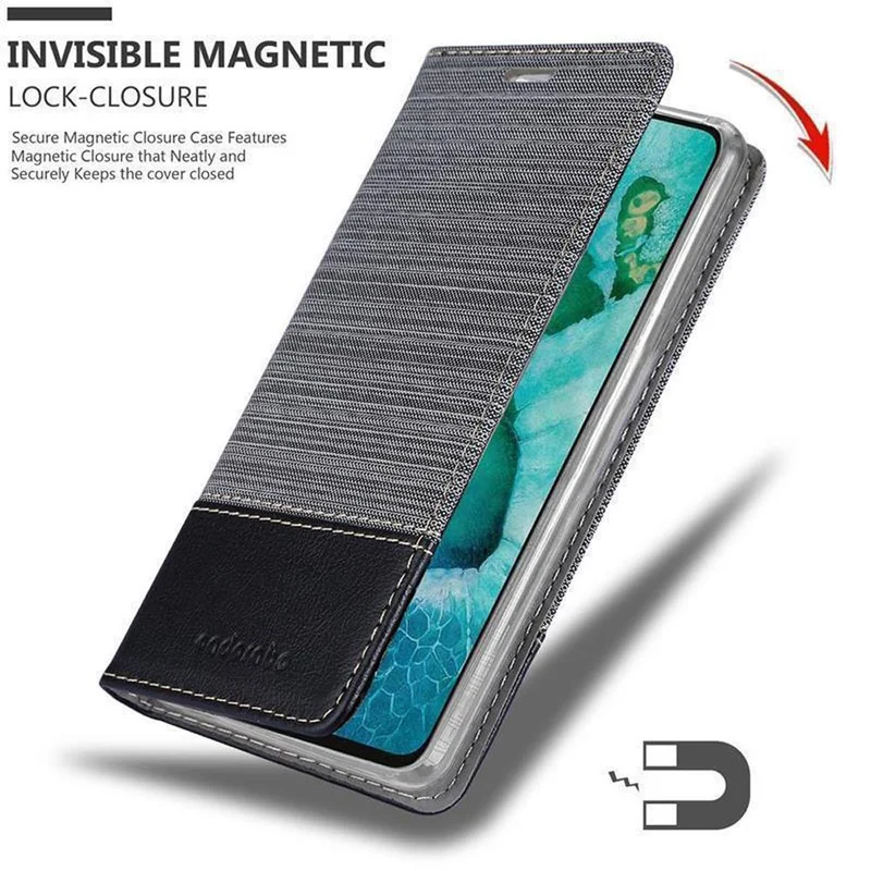 Cadorabo Hülle kompatibel mit Honor View 30 PRO Schutzhülle mit Magnetverschluss, Standfunktion und Kartenfach