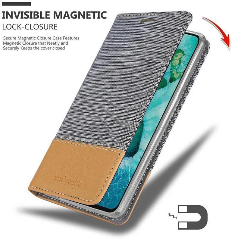 Cadorabo Hülle kompatibel mit Honor View 30 PRO Schutzhülle mit Magnetverschluss, Standfunktion und Kartenfach