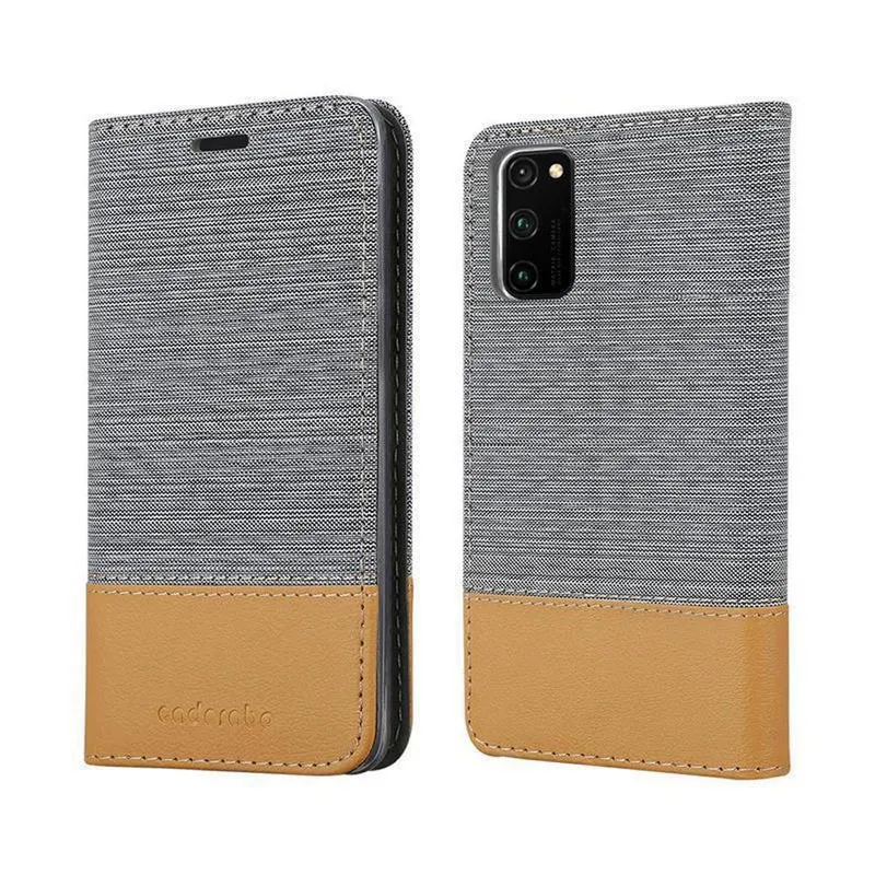 Cadorabo Hülle kompatibel mit Honor View 30 PRO Schutzhülle mit Magnetverschluss, Standfunktion und Kartenfach