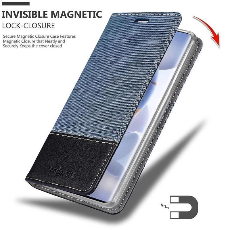 Cadorabo Hülle kompatibel mit Honor 30 PRO Schutzhülle mit Magnetverschluss, Standfunktion und Kartenfach
