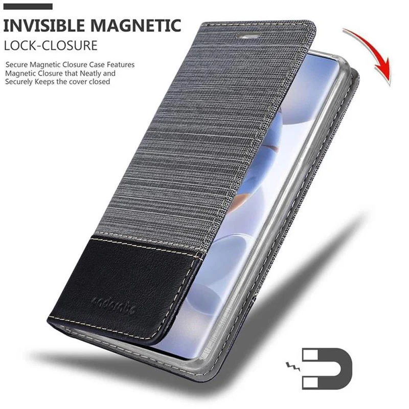 Cadorabo Hülle kompatibel mit Honor 30 PRO Schutzhülle mit Magnetverschluss, Standfunktion und Kartenfach
