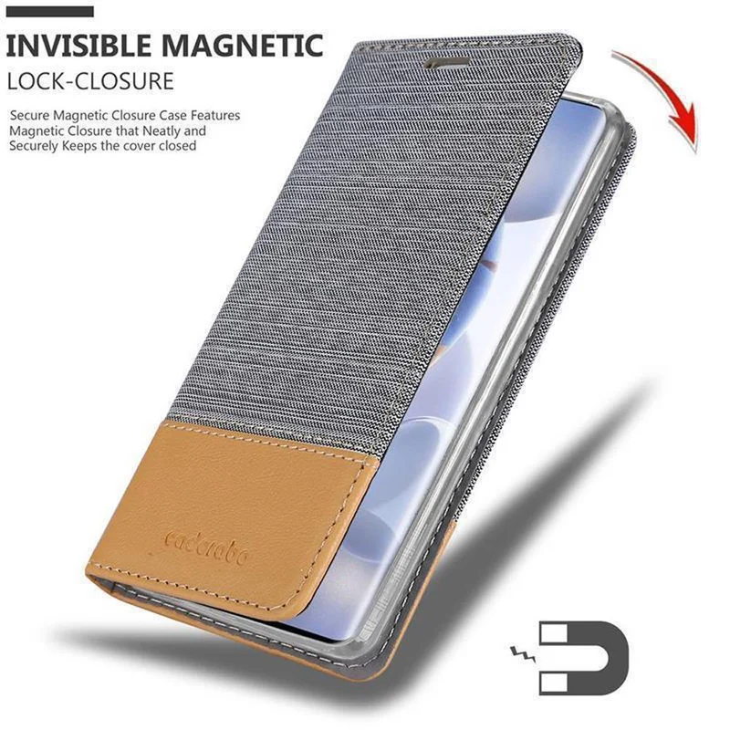 Cadorabo Hülle kompatibel mit Honor 30 PRO Schutzhülle mit Magnetverschluss, Standfunktion und Kartenfach