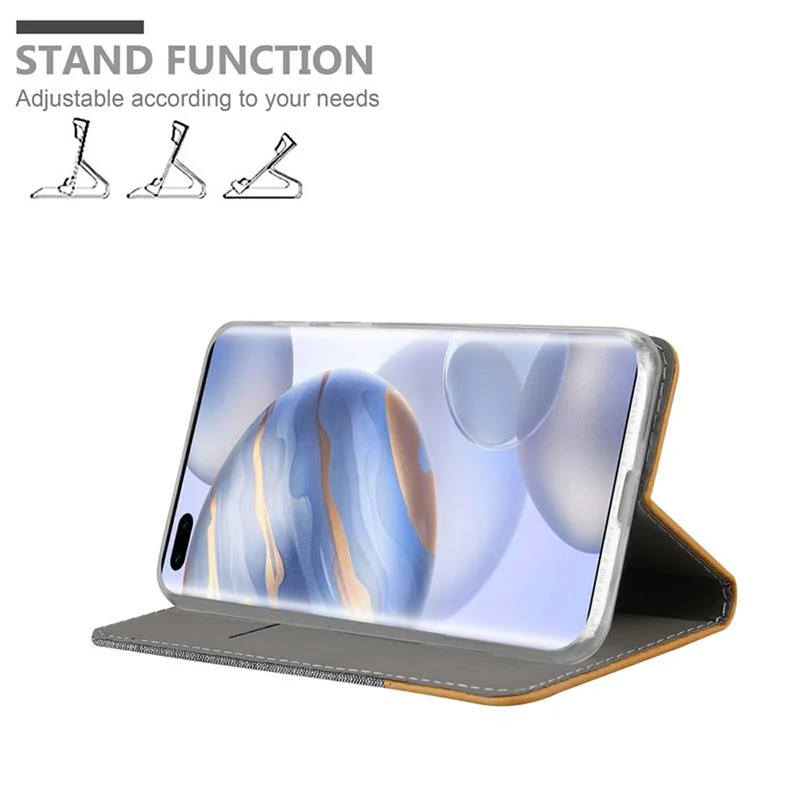 Cadorabo Hülle kompatibel mit Honor 30 PRO Schutzhülle mit Magnetverschluss, Standfunktion und Kartenfach