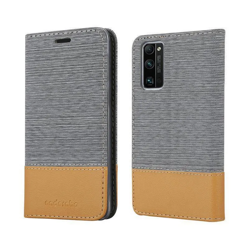 Cadorabo Hülle kompatibel mit Honor 30 PRO Schutzhülle mit Magnetverschluss, Standfunktion und Kartenfach