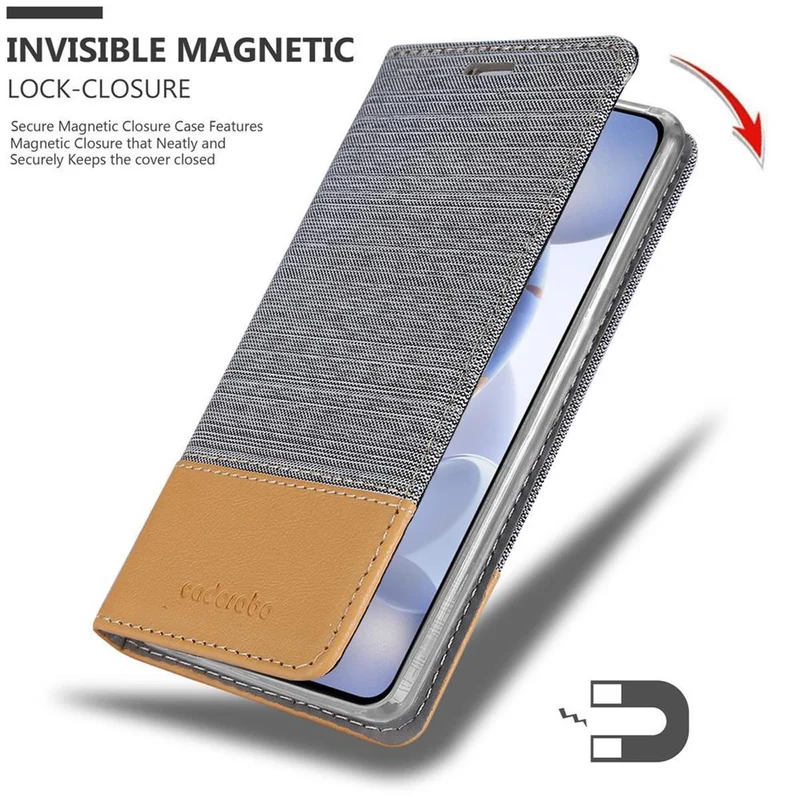 Cadorabo Hülle kompatibel mit Honor 30 Schutzhülle mit Magnetverschluss, Standfunktion und Kartenfach