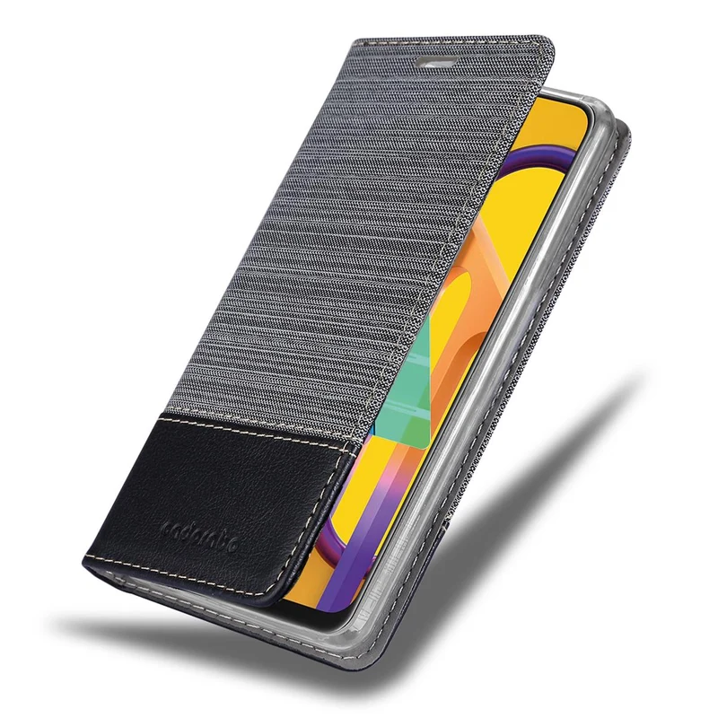 Cadorabo Hülle kompatibel mit Samsung Galaxy M21 / M30s Schutzhülle mit Magnetverschluss, Standfunktion und Kartenfach