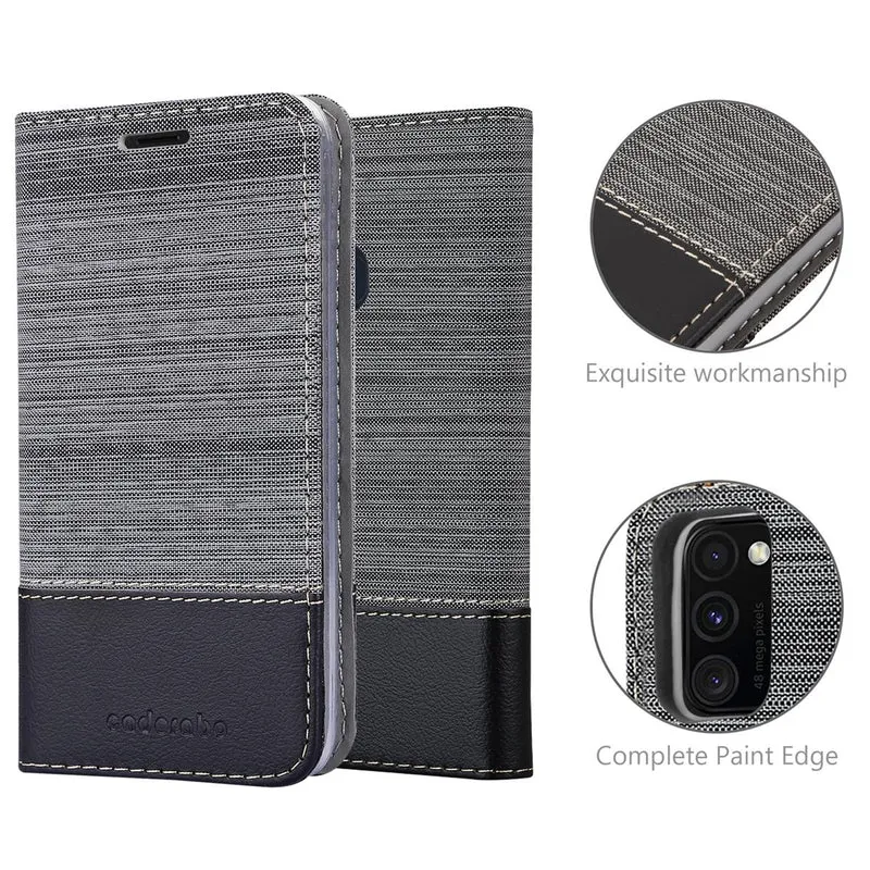 Cadorabo Hülle kompatibel mit Samsung Galaxy M21 / M30s Schutzhülle mit Magnetverschluss, Standfunktion und Kartenfach