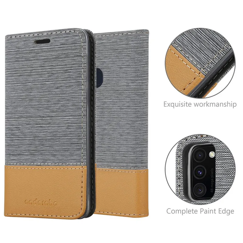 Cadorabo Hülle kompatibel mit Samsung Galaxy M21 / M30s Schutzhülle mit Magnetverschluss, Standfunktion und Kartenfach