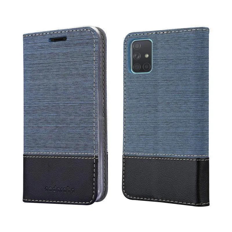 Cadorabo Hülle kompatibel mit Samsung Galaxy A71 5G Schutzhülle mit Magnetverschluss, Standfunktion und Kartenfach
