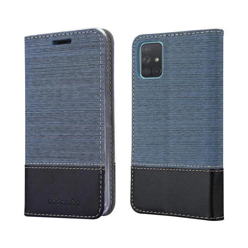 Cadorabo Hülle kompatibel mit Samsung Galaxy A71 5G Schutzhülle mit Magnetverschluss, Standfunktion und Kartenfach