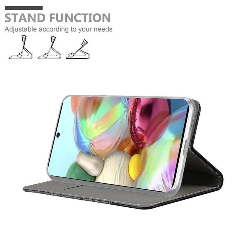 Cadorabo Hülle kompatibel mit Samsung Galaxy A71 5G Schutzhülle mit Magnetverschluss, Standfunktion und Kartenfach