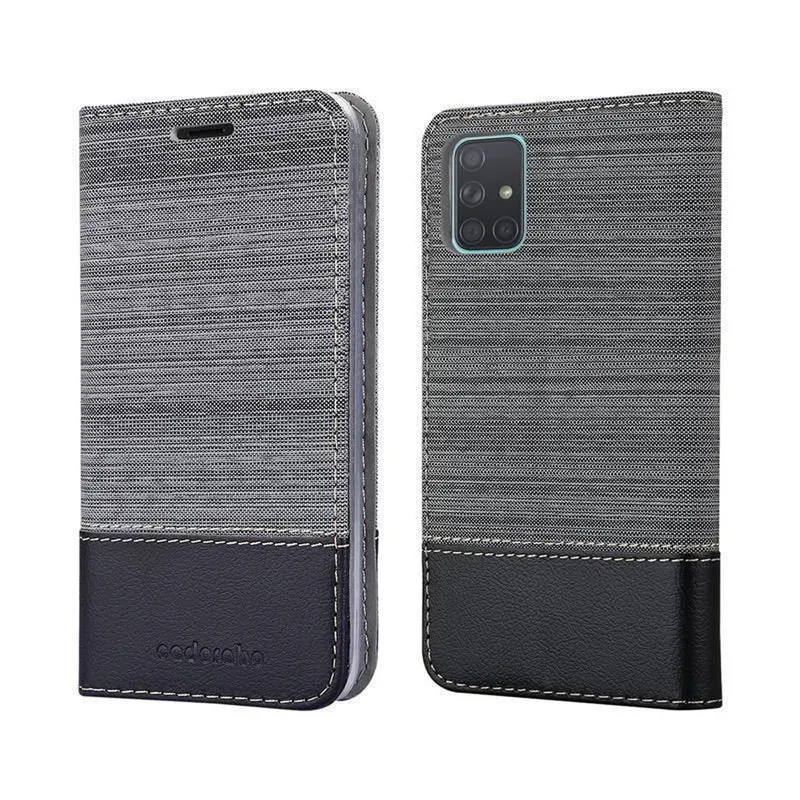 Cadorabo Hülle kompatibel mit Samsung Galaxy A71 5G Schutzhülle mit Magnetverschluss, Standfunktion und Kartenfach