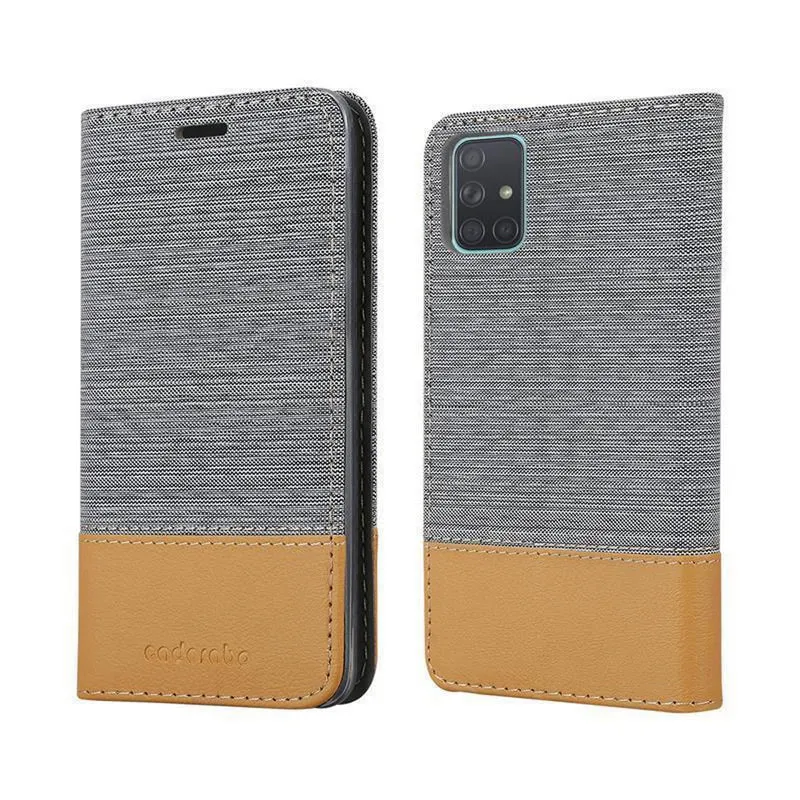 Cadorabo Hülle kompatibel mit Samsung Galaxy A71 5G Schutzhülle mit Magnetverschluss, Standfunktion und Kartenfach