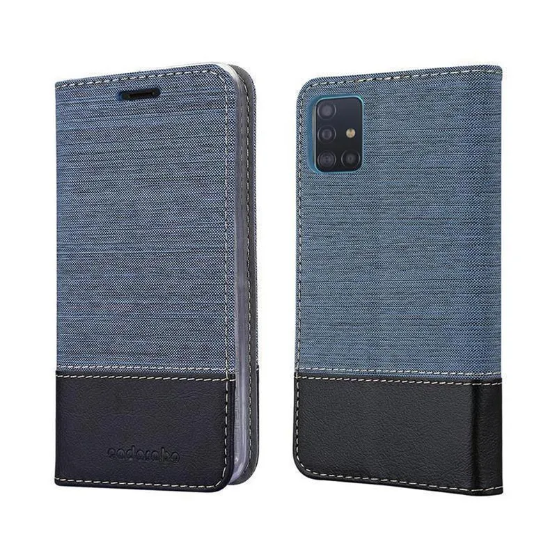 Cadorabo Hülle kompatibel mit Samsung Galaxy A51 5G Schutzhülle mit Magnetverschluss, Standfunktion und Kartenfach