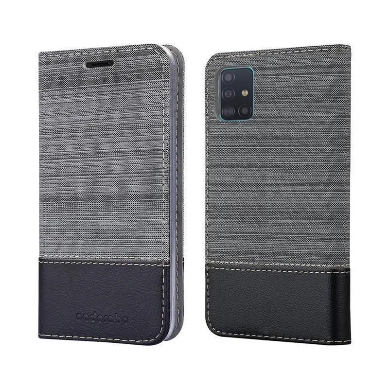 Cadorabo Hülle kompatibel mit Samsung Galaxy A51 5G Schutzhülle mit Magnetverschluss, Standfunktion und Kartenfach