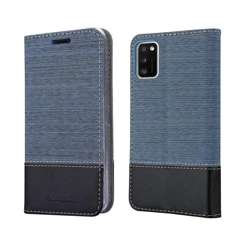 Cadorabo Hülle kompatibel mit Samsung Galaxy A41 Schutzhülle mit Magnetverschluss, Standfunktion und Kartenfach