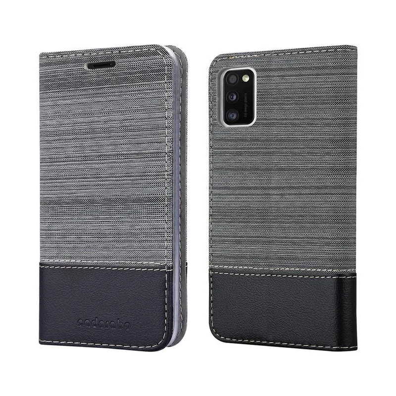 Cadorabo Hülle kompatibel mit Samsung Galaxy A41 Schutzhülle mit Magnetverschluss, Standfunktion und Kartenfach