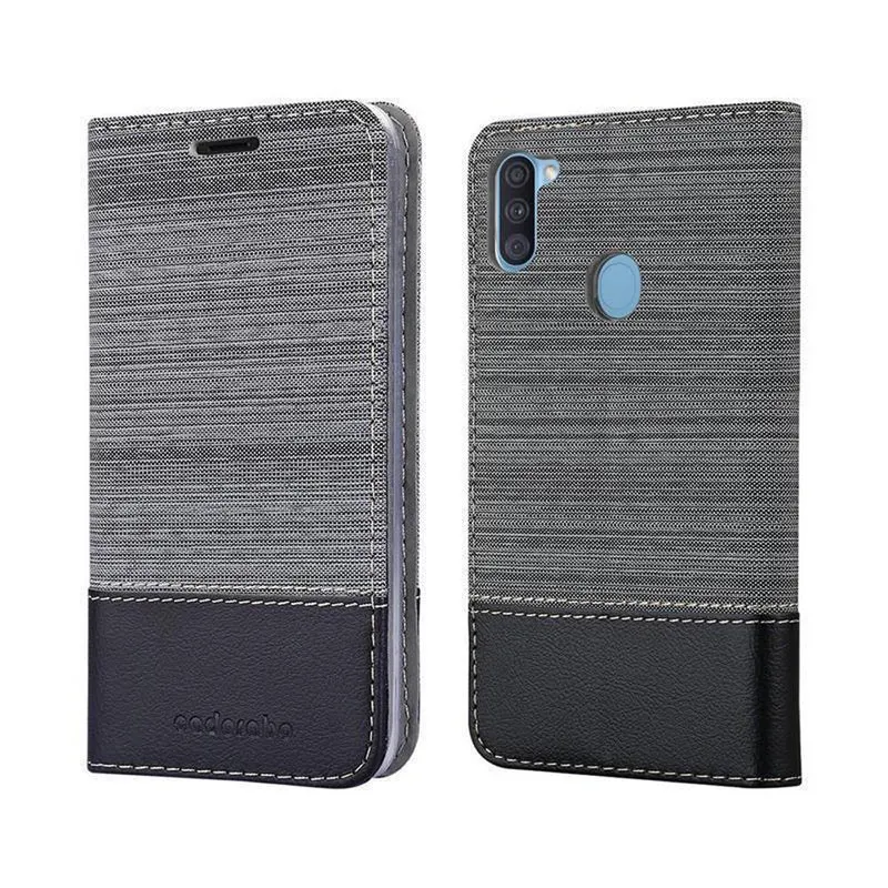 Cadorabo Hülle kompatibel mit Samsung Galaxy A11 / M11 Schutzhülle mit Magnetverschluss, Standfunktion und Kartenfach