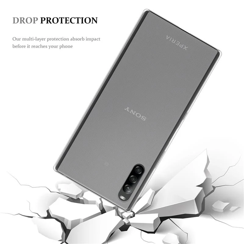 Cadorabo Hülle kompatibel mit Sony Xperia L4 Schutzhülle aus flexiblem TPU Silikon
