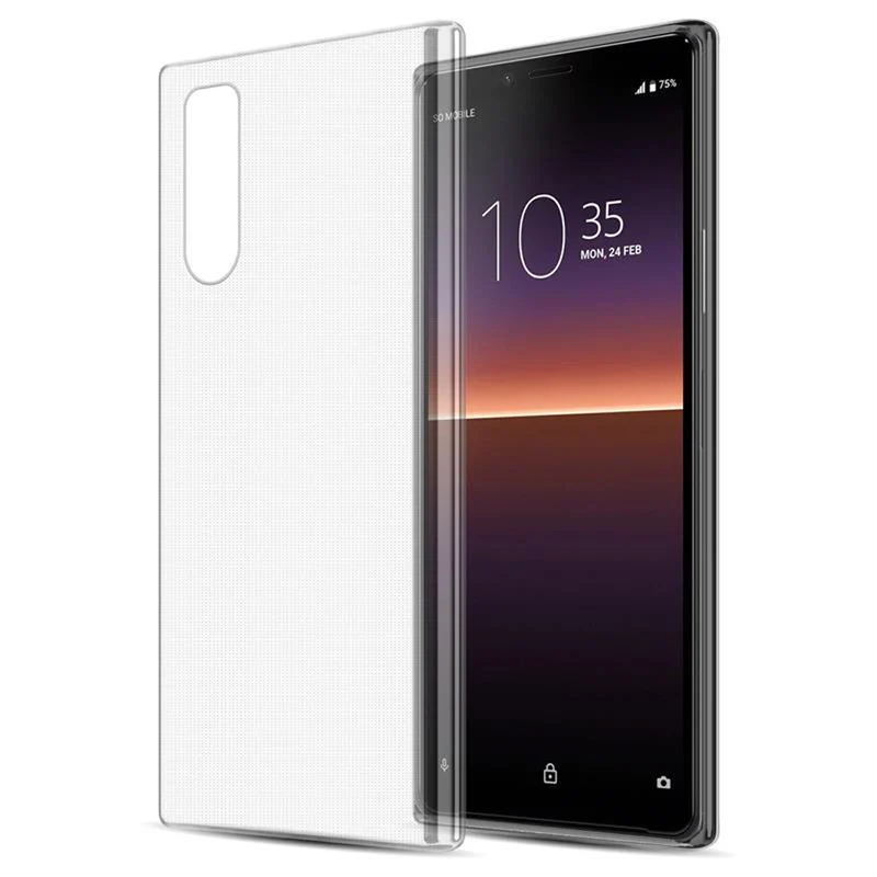 Cadorabo Hülle kompatibel mit Sony Xperia 10 II Schutzhülle aus flexiblem TPU Silikon