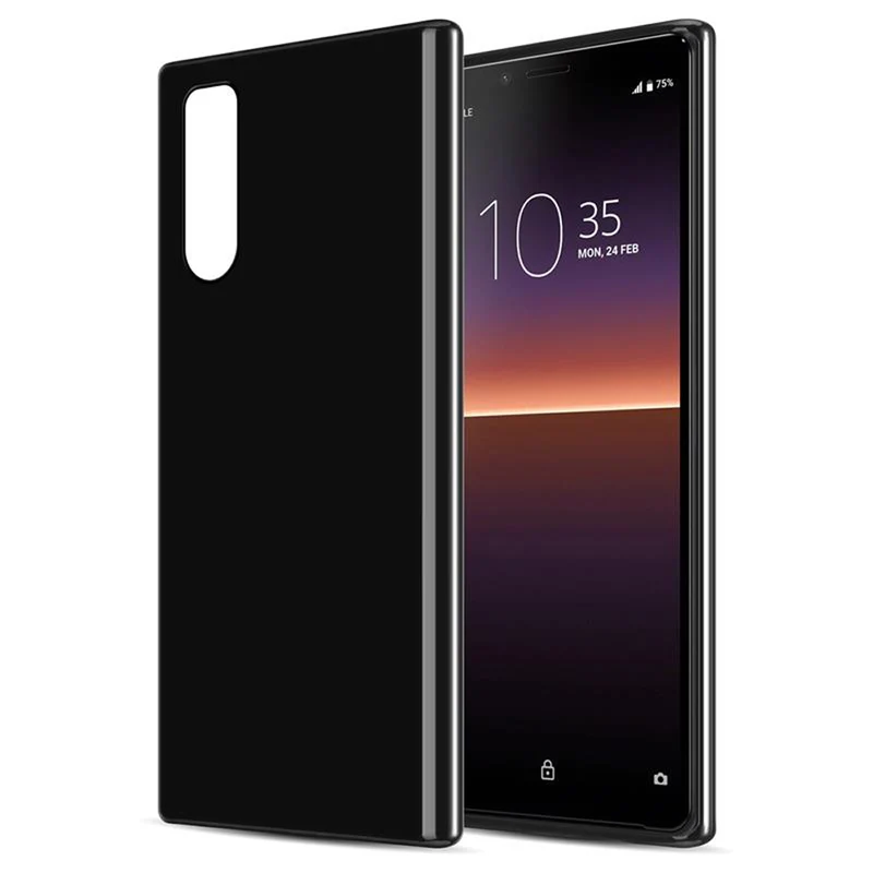 Cadorabo Hülle kompatibel mit Sony Xperia 10 II Schutzhülle aus flexiblem TPU Silikon