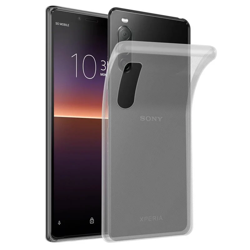 Cadorabo Hülle kompatibel mit Sony Xperia 10 II Schutzhülle aus flexiblem TPU Silikon