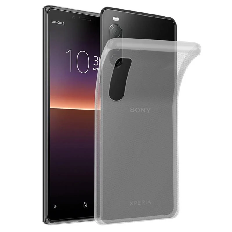 Cadorabo Hülle kompatibel mit Sony Xperia 10 II Schutzhülle aus flexiblem TPU Silikon
