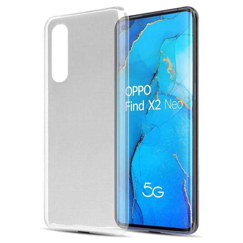 Cadorabo Hülle kompatibel mit Oppo FIND X2 NEO Schutzhülle aus flexiblem TPU Silikon