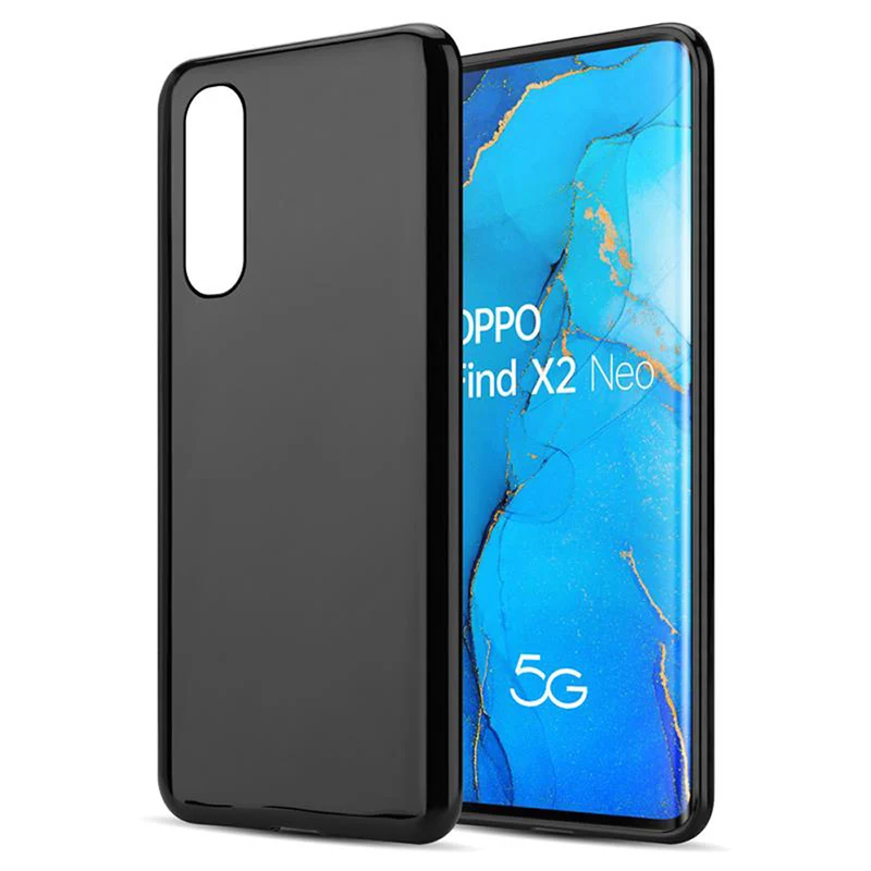 Cadorabo Hülle kompatibel mit Oppo FIND X2 NEO Schutzhülle aus flexiblem TPU Silikon