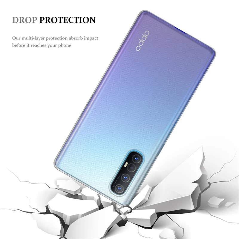 Cadorabo Hülle kompatibel mit Oppo FIND X2 NEO Schutzhülle aus flexiblem TPU Silikon