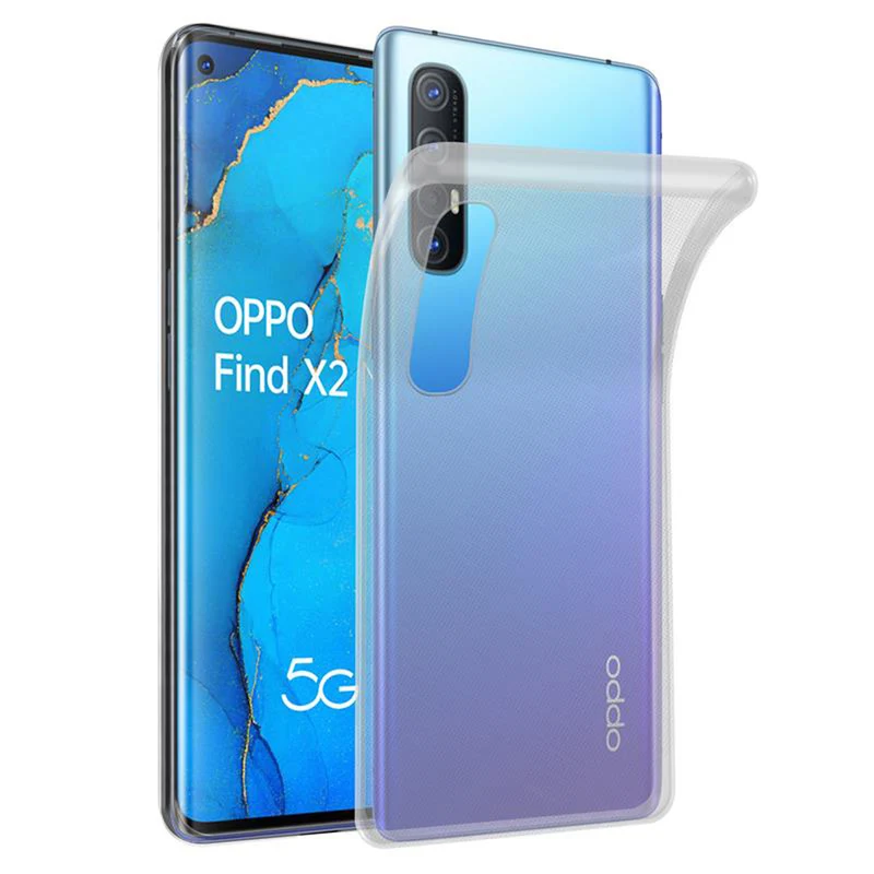 Cadorabo Hülle kompatibel mit Oppo FIND X2 NEO Schutzhülle aus flexiblem TPU Silikon