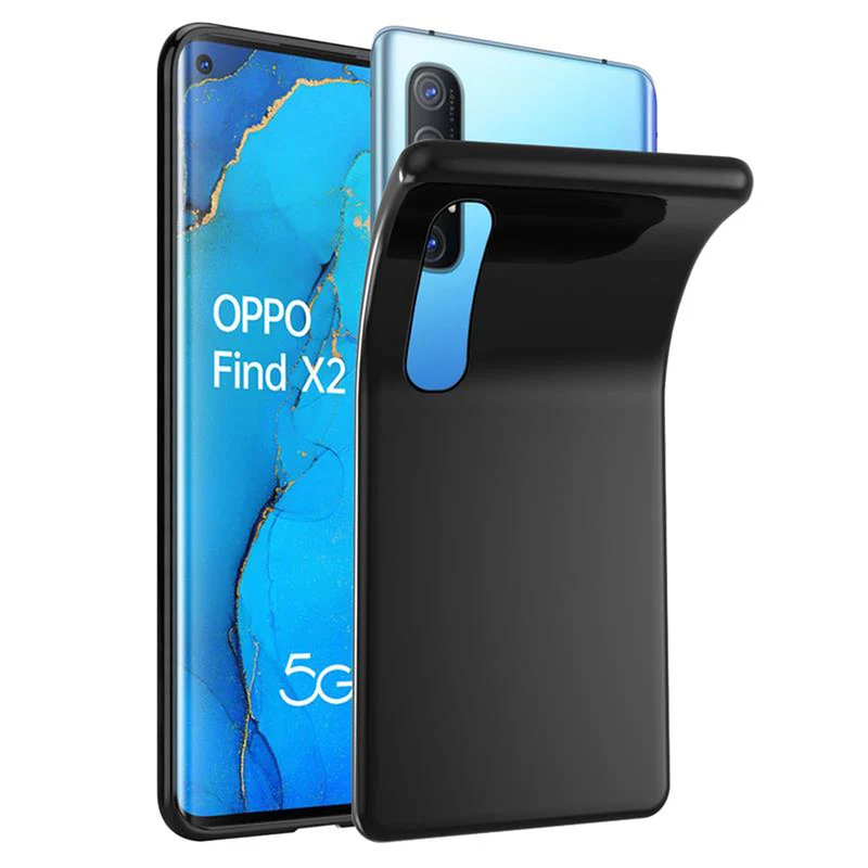 Cadorabo Hülle kompatibel mit Oppo FIND X2 NEO Schutzhülle aus flexiblem TPU Silikon