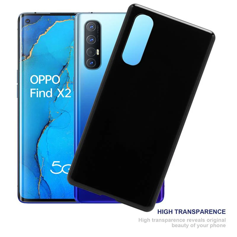 Cadorabo Hülle kompatibel mit Oppo FIND X2 NEO Schutzhülle aus flexiblem TPU Silikon