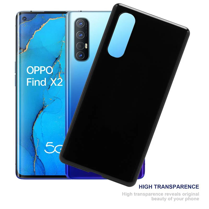 Cadorabo Hülle kompatibel mit Oppo FIND X2 NEO Schutzhülle aus flexiblem TPU Silikon