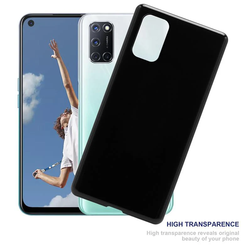 Cadorabo Hülle kompatibel mit Oppo A52 Schutzhülle aus flexiblem TPU Silikon