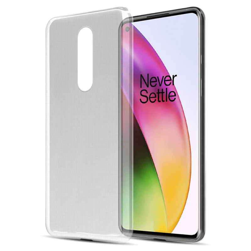 Cadorabo Hülle kompatibel mit OnePlus 8 ULTRA Schutzhülle aus flexiblem TPU Silikon