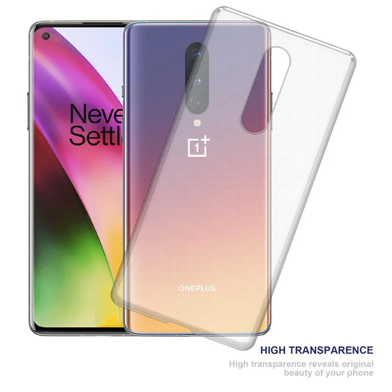 Cadorabo Hülle kompatibel mit OnePlus 8 ULTRA Schutzhülle aus flexiblem TPU Silikon