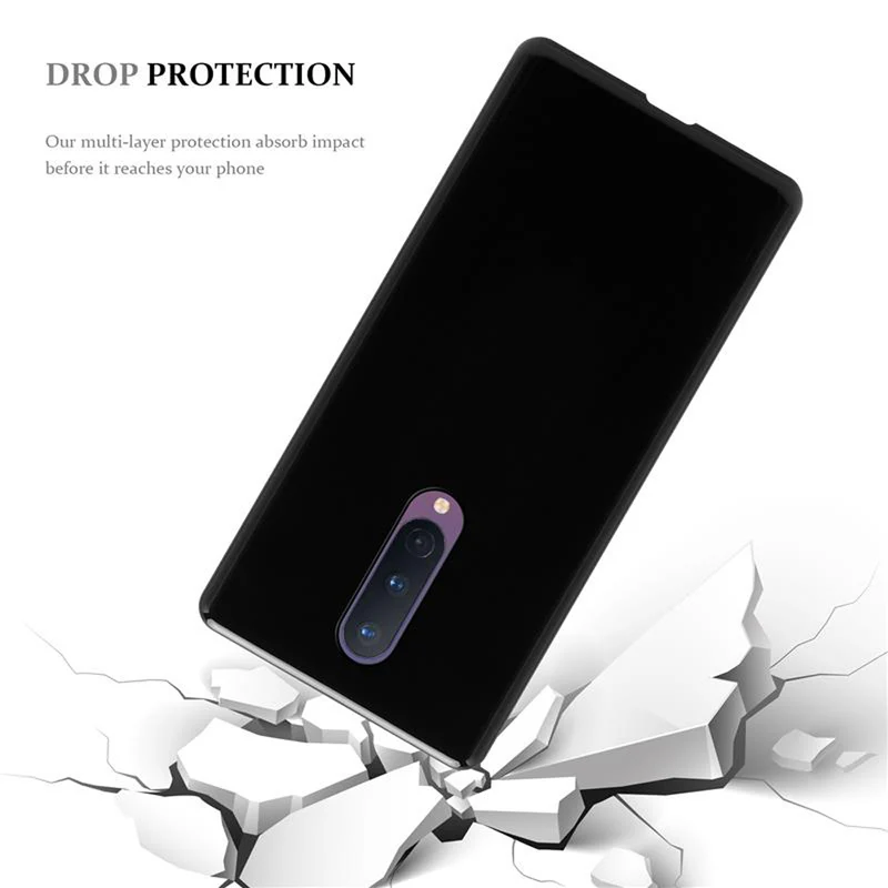 Cadorabo Hülle kompatibel mit OnePlus 8 ULTRA Schutzhülle aus flexiblem TPU Silikon
