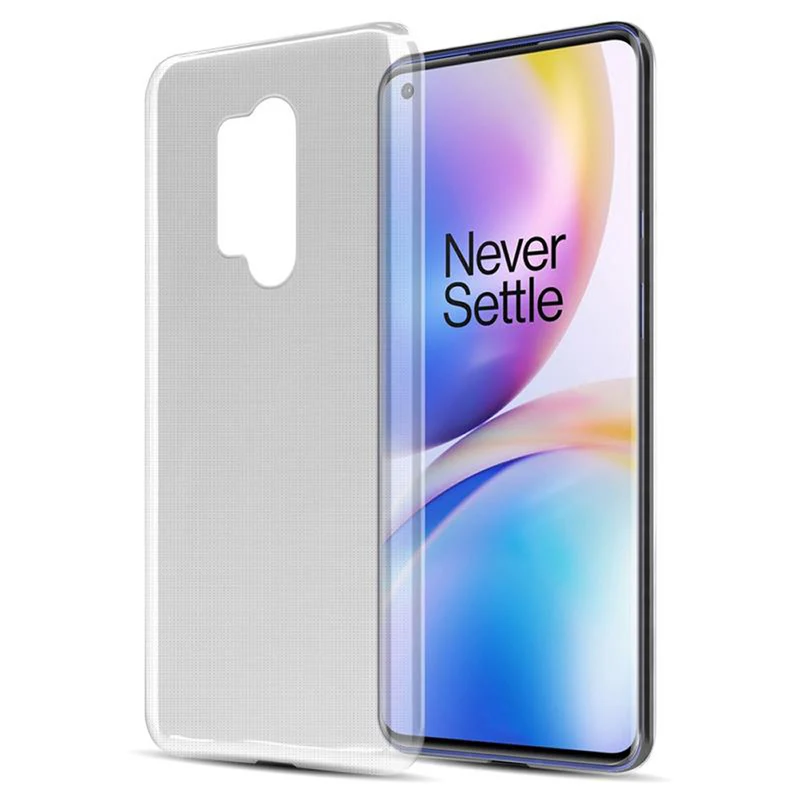 Cadorabo Hülle kompatibel mit OnePlus 8 PRO Schutzhülle aus flexiblem TPU Silikon