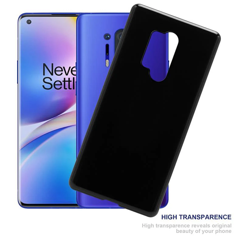 Cadorabo Hülle kompatibel mit OnePlus 8 PRO Schutzhülle aus flexiblem TPU Silikon