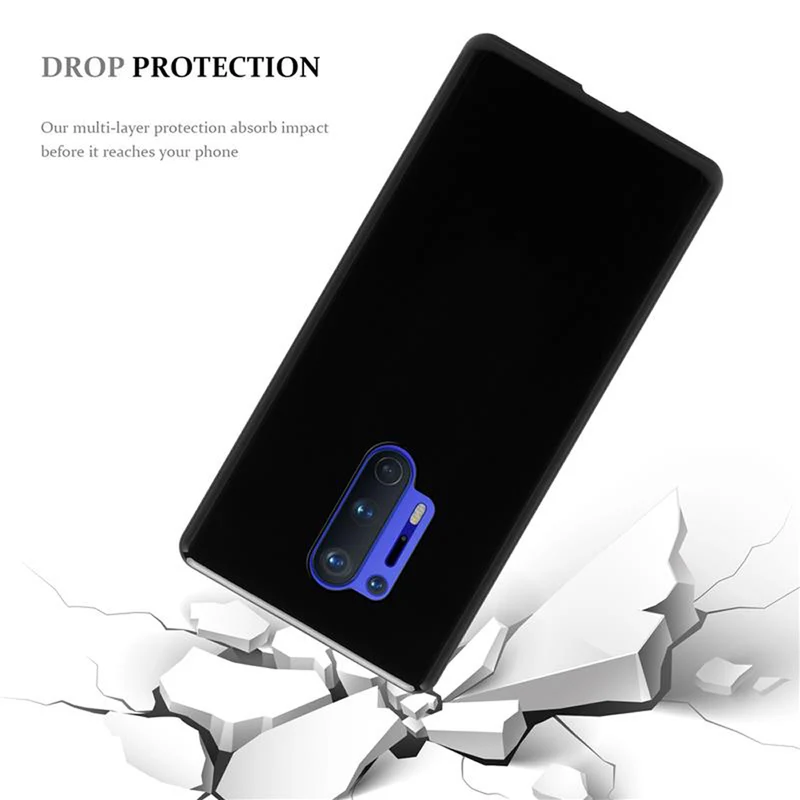 Cadorabo Hülle kompatibel mit OnePlus 8 PRO Schutzhülle aus flexiblem TPU Silikon
