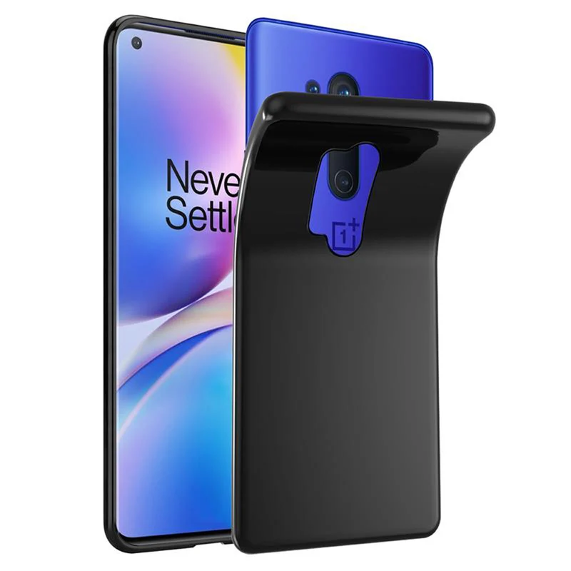 Cadorabo Hülle kompatibel mit OnePlus 8 PRO Schutzhülle aus flexiblem TPU Silikon