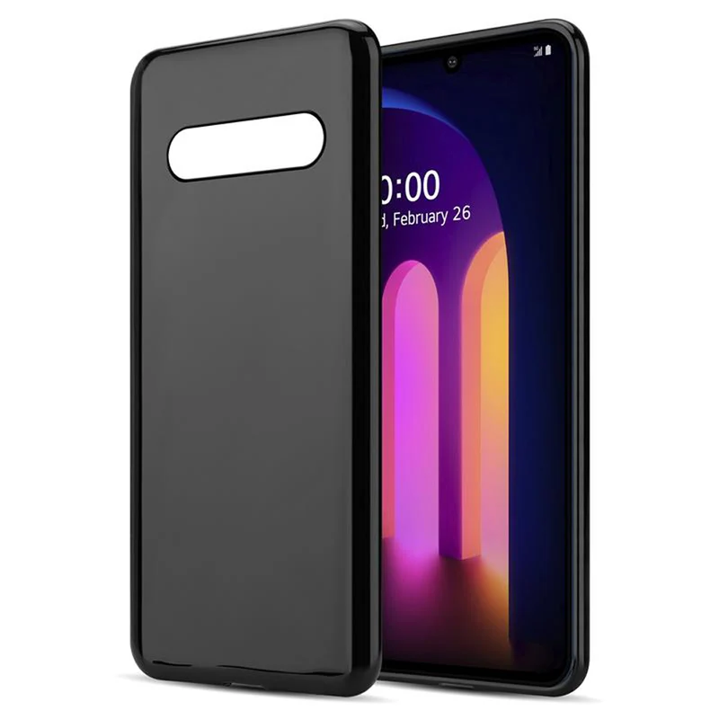 Cadorabo Hülle kompatibel mit LG V60 ThinQ Schutzhülle aus flexiblem TPU Silikon