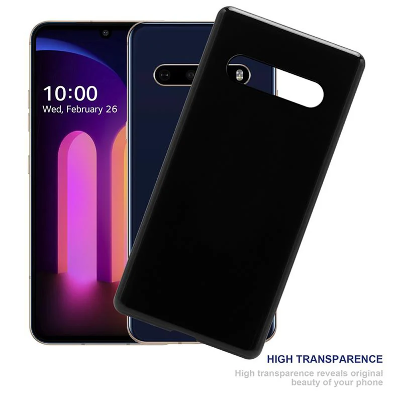 Cadorabo Hülle kompatibel mit LG V60 ThinQ Schutzhülle aus flexiblem TPU Silikon